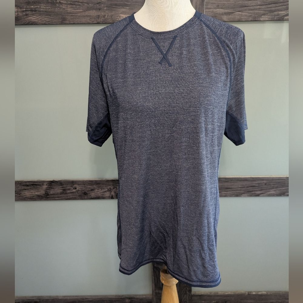 2/30 Lululemon  Men's Athletic Tee Heathered Blue